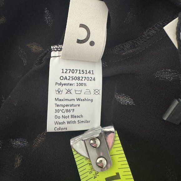 Commense Foil Spot Print Cami Dress with Matching Cape NWT, Size M - Picture 16 of 17